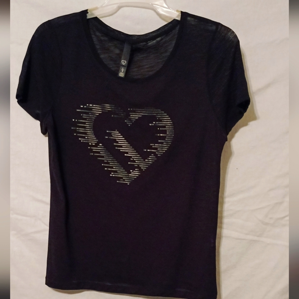 Women's black short sleeve shirt size L *NWOT*